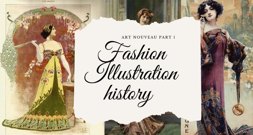Fashion Illustration History: Art Nouveau 1890-1910