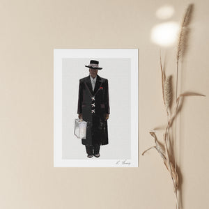 Open image in slideshow, LOUIS V AW21 Menswear Fashion Illustration Print
